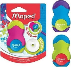 Maped Plastic Pencil Sharpener with Eraser