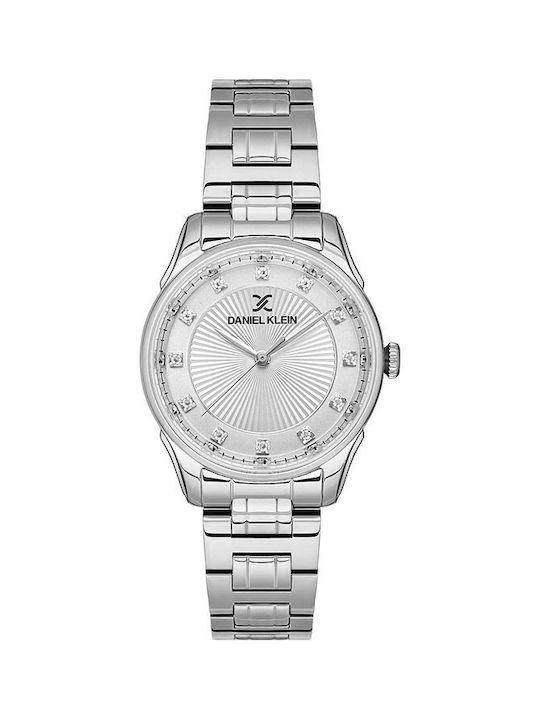 Daniel Klein Watch with Silver Metal Bracelet