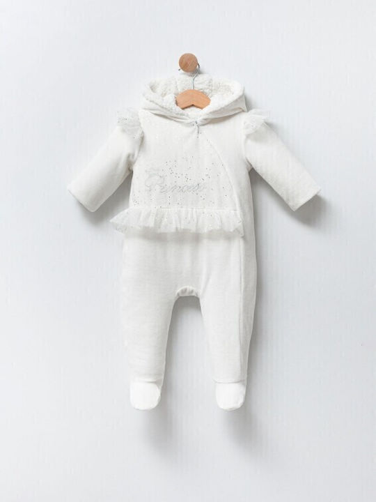 Babyline Baby-Strampler Kinderwagenanzug Weiß