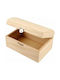 Lemn Cutie de Depozitare cu Capac Maro 9x5.5x4.9cm 1buc