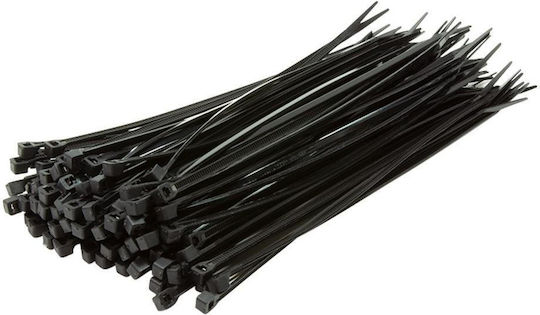 LogiLink Plastic Cable Ties In Black Colour 100 Pieces KAB0003B