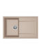 Elleci Life 300 LG230051 Drop-In Мивка от Синтетичен Гранит Ш79xД50см Avena