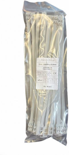 Elliniki Viomichania Apostagmaton Plastic Cable Ties in Gray Color (4561112)