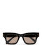 Kaleos Women's Sunglasses with Black Plastic Frame and Brown Lens CHARLTON 1