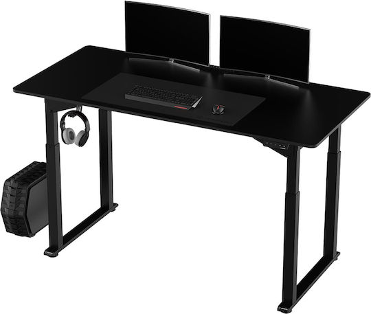 Γραφείο Gaming Uplift 160x75x74εκ. Black