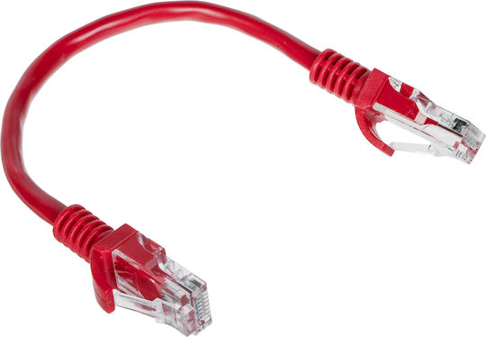 Rbline U/UTP Καλώδιο Δικτύου Ethernet 0.2m Κόκκινο