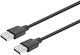 Vivolink USB 2.0 Cable USB-A male - USB-A male Μαύρο 15m PROUSBAA15
