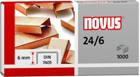 Novus Σύρματα Συρραπτικού 24/6 1000τμχ 040-0206