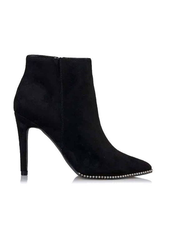 Women's Ankle Boots with High Heel Black