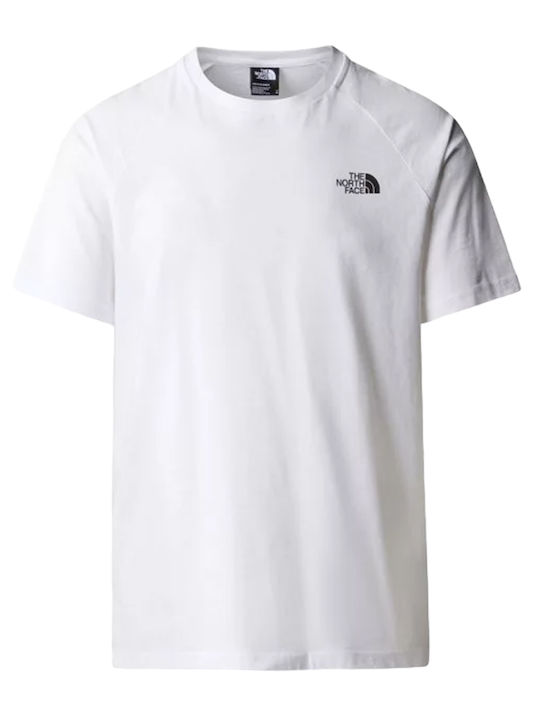 The North Face Bluza Bărbătească cu Mânecă Scurtă WHITE