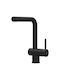 Elleci Aluna Plus Kitchen Faucet Counter with Pull-Out Spray Nero