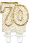 Godan Birthday Candle Number in Gold Color PF-SCZK70