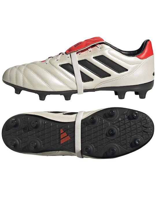 Adidas Copa Gloro FG Χαμηλά Ποδοσφαιρικά Παπούτσια με Τάπες Λευκά