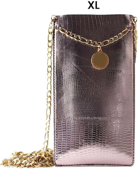 Puro Glam Chain Pliculeț până la 6.7" Maro PGPCCHAIN3XL