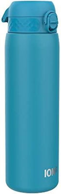 Ion8 Flasche Thermosflasche Rostfreier Stahl BPA-frei Blau 1lt mit Handgriff