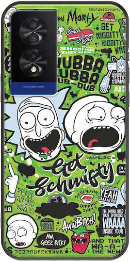 Rick Morty Back Cover Silicone Multicolour (TCL 40 NXTPAPER 4G)