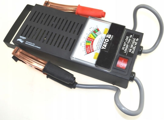 Yato YT-8310 Αναλογικό Battery Tester με Κροκοδειλάκια
