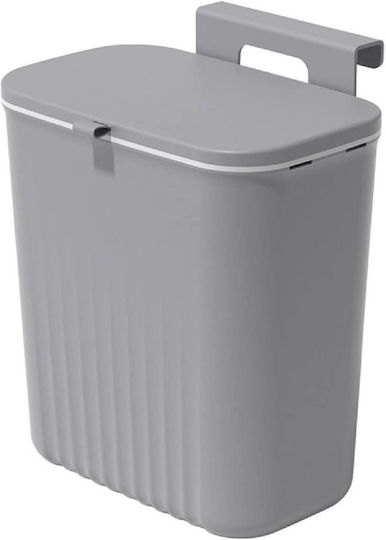 Home Use Κάδος Απορριμμάτων Πλαστικός για Ντουλάπι Γκρι 9lt