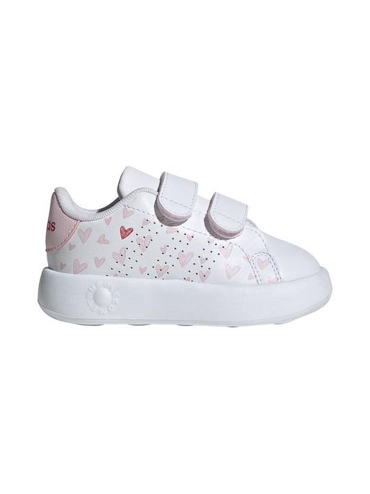 Adidas Kids Sneakers with Scratch White