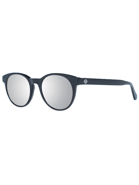 Gant Sunglasses with Navy Blue Plastic Frame and Silver Mirror Lens GA7201 01G