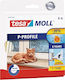 Tesa Rubber Draft Stopper Window 6mx0.9cm