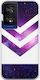 Space Chevron Back Cover Silicone Multicolour (TCL 40 NXTPAPER 4G)