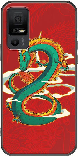 Chinese Dragon Задна корица Силикон Многоцветен (TCL 40 NXTPAPER 5G)