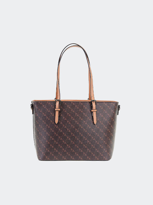 Pierre Cardin Women's Bag Shopper Shoulder Brown