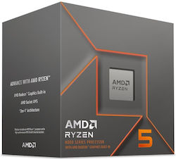 AMD Ryzen 5 8500G 3.5GHz Procesor cu 6 nuclee pentru Socket AM5 cu Caseta și Cooler
