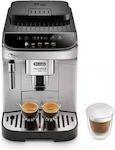 De'Longhi Magnifica Evo Mașină automată de cafea espresso 1450W Presiune 15bar pentru Cappuccino cu Râșniță Silver Black