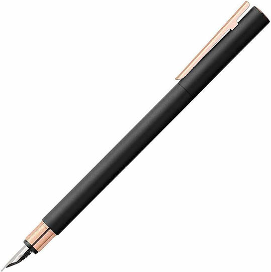 Faber-Castell Писалка Fine Черна с Черно Мастило