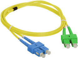 A-LAN Οπτική Ίνα SC-PC 2m Κίτρινη A-LAN Οπτική Ίνα SC-PC 2m Κίτρινη