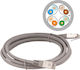 A-LAN S/FTP Мрежов Кабел Ethernet 10м Сив
