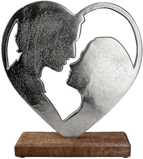 ArteLibre Dekorative Figur aus Metall 5x16x19cm 1Stück