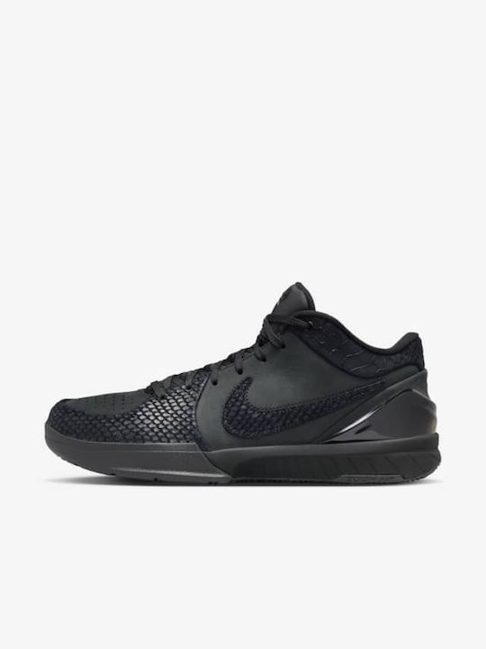 Nike Kobe 4 Protro Χαμηλά Μπασκετικά Παπούτσια Black / University Gold