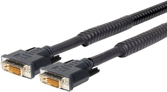 Vivolink Кабел DVI-D мъжки - DVI-D мъжки 7.5м Черен (PRODVIAM7.5)