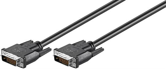 Microconnect Кабел DVI-D мъжки - DVI-D мъжки 5м Черен (MONCC5)