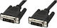 Techly Кабел DVI-D мъжки - DVI-D мъжки 5м Черен (ICOC-DVI-8050)