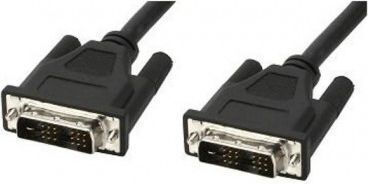 Techly Кабел DVI-D мъжки - DVI-D мъжки 5м Черен (ICOC-DVI-8050)