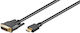 Microconnect Kabel DVI-D-Stecker - HDMI-Stecker 5m Schwarz (HDM192415)