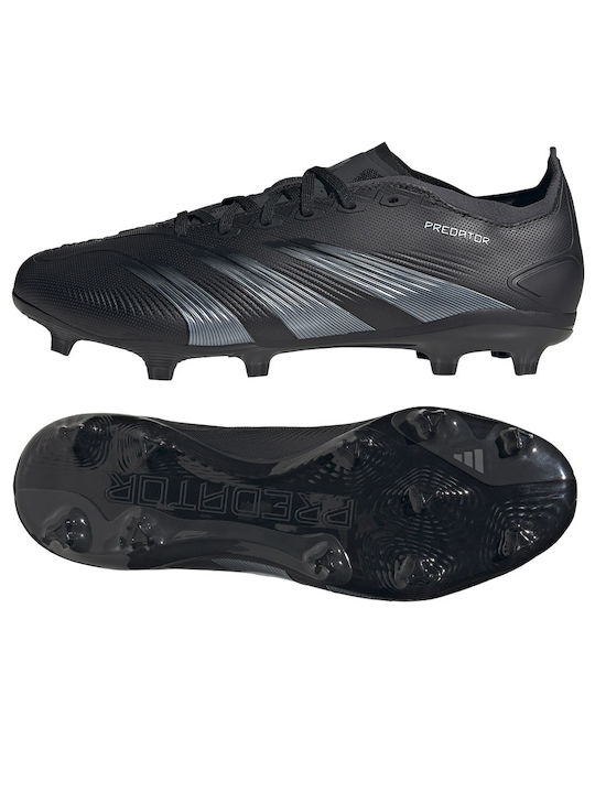 Adidas Predator League FG Χαμηλά Ποδοσφαιρικά Παπούτσια με Τάπες Μαύρα
