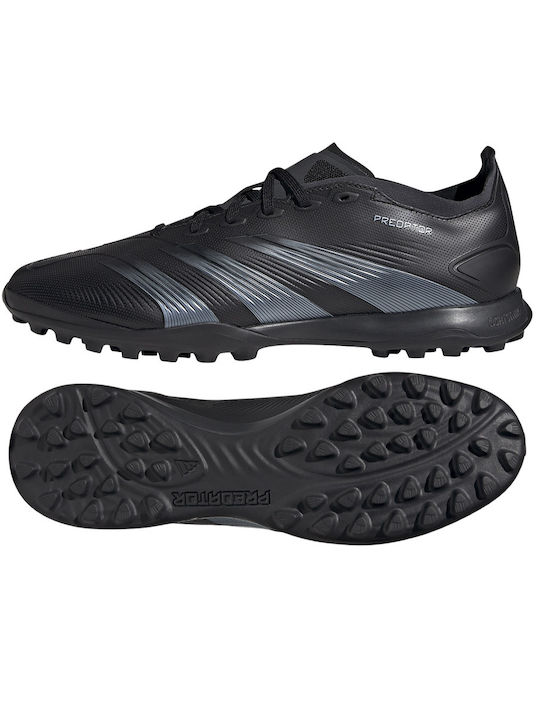 Adidas Predator 24 League TF Χαμηλά Ποδοσφαιρικά Παπούτσια με Σχάρα Μαύρα