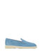 Women's Loafers in Light Blue Color