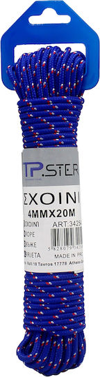 Tpster Σχοινί Плетено 4мм 20м