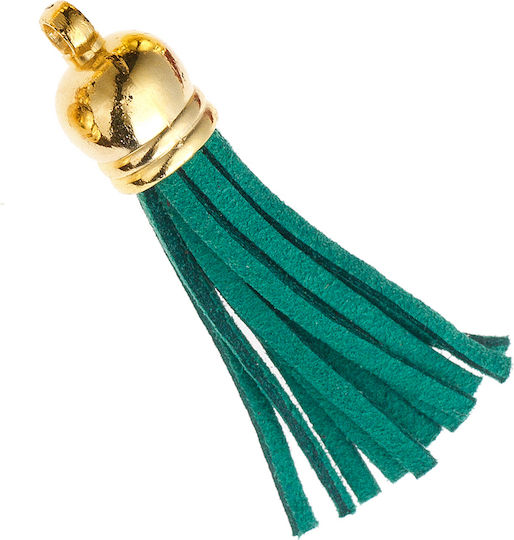 Adorex Decorative Tassel for DIY Crafts Green 10pcs Golden-Green