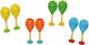 Woodyland Maraca din lemn (Diverse modele/sortimente de modele) 2 buc