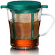 Finum Teapot with Filter Glass Green 200ml