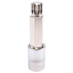 Yato Bit-Stecknuss mit Spline-Bit und Antriebsvierkant 1/2'' Größe M16x100mm 1Stück