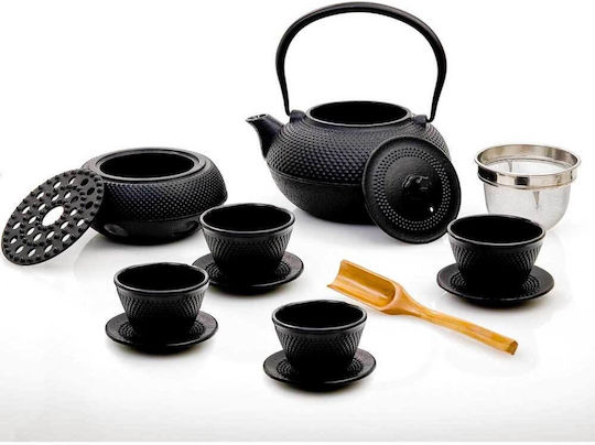 Lumaland Boiler with Mug Cast Iron Black 1400ml 12 Pieces