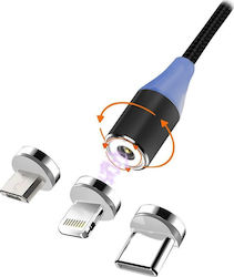 MSonic USB към Lightning / Type-C / micro USB Кабел 1м MLU651 MSonic USB към Lightning / Type-C / micro USB Кабел 1м MLU651